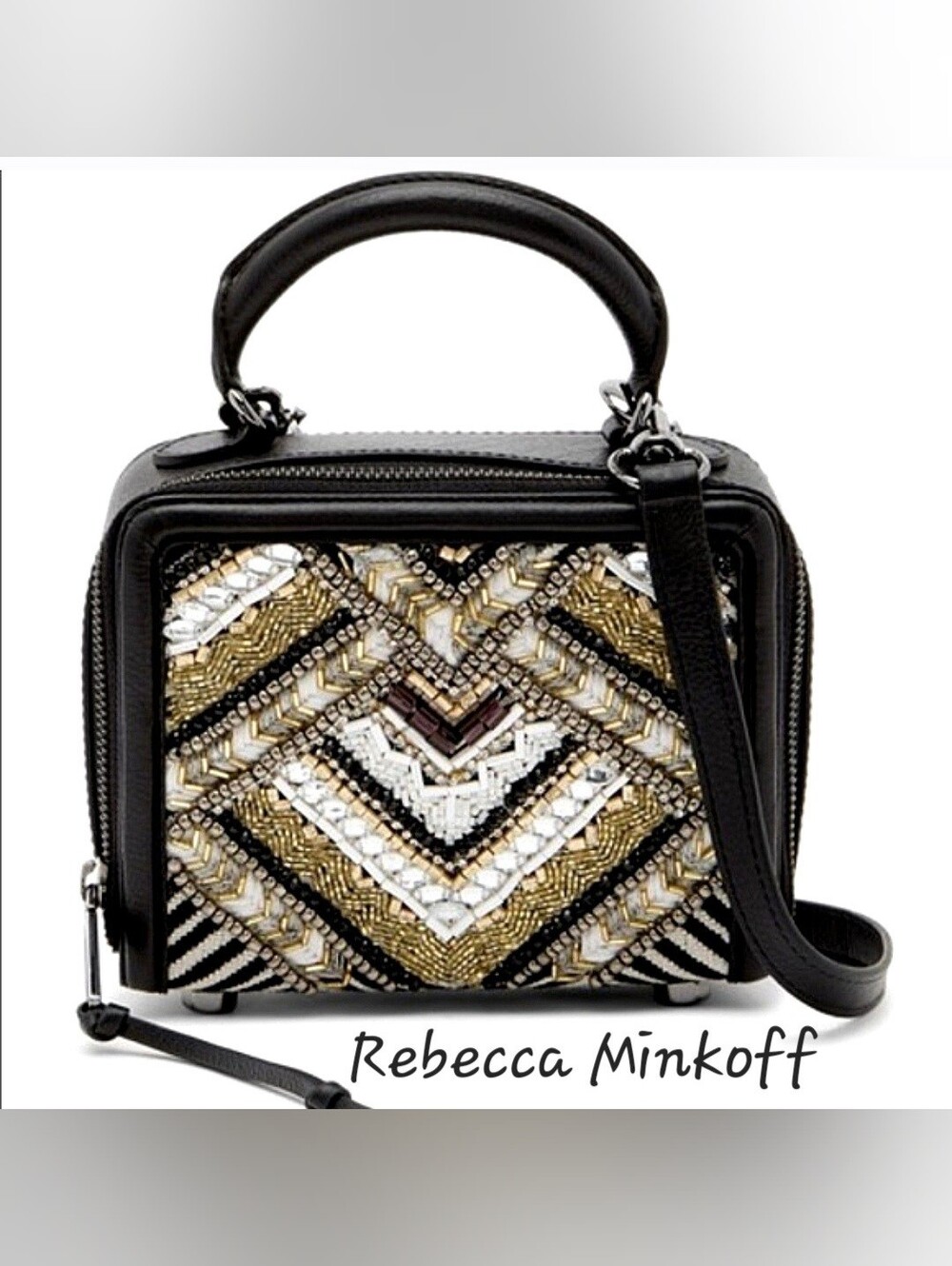 Beaded Rebecca Minkoff Crossbody BagNwt